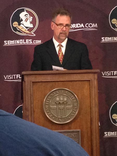 Andy Miller. President and CEO of Seminole Boosters Inc